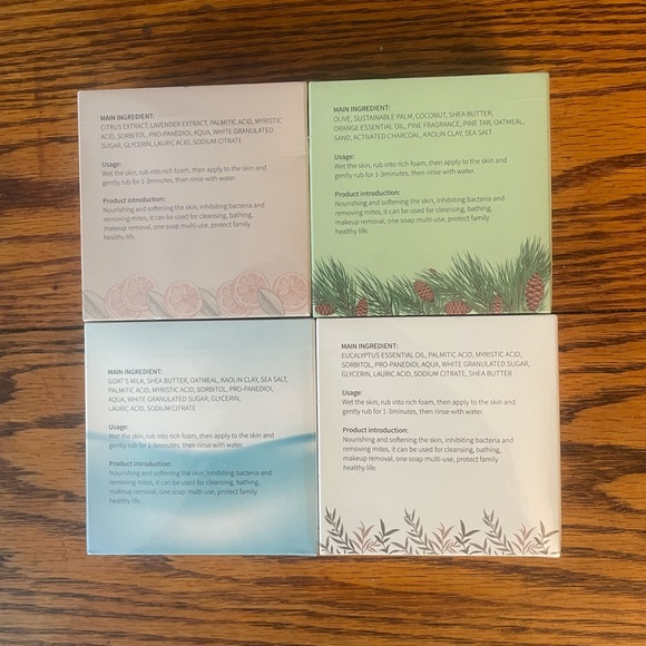 NWT Collection of 4 Love Salve Cold Pressed Soaps - Picture 2 of 4